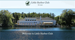 Desktop Screenshot of littleharborclub.com